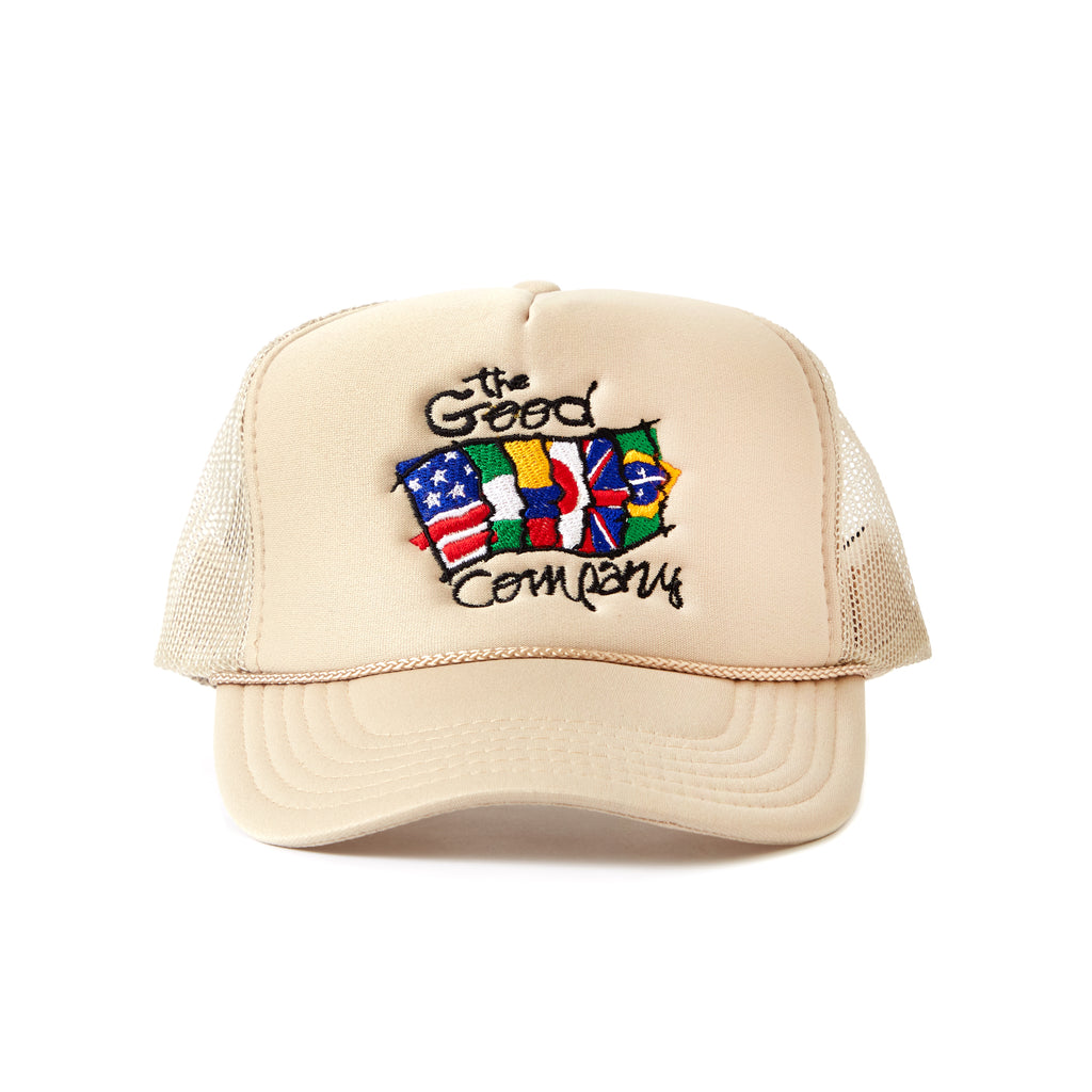 The Good World Trucker Hat (khaki)